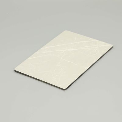 پنل کامپوزیت آلومینیومی مرمر سفید جاز 4 میلی‌متر 1220x2440 میلی‌متر - مقاوم در برابر UV ACM