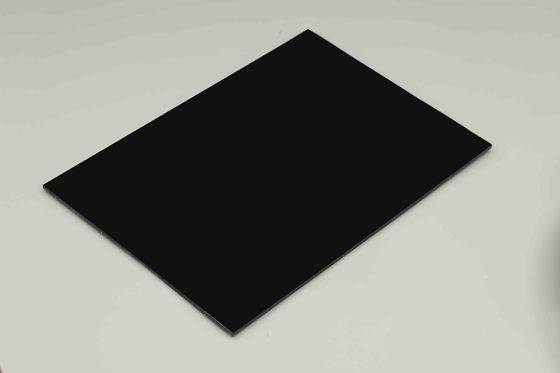 پانل کامپوزیت آلومینیومی سیاه مات PE 0.06mm - 0.50mm پانل کامپوزیت آلومینیومی داخلی