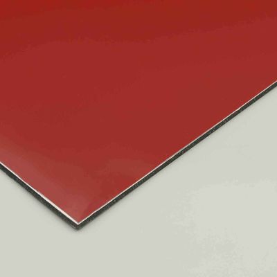 شراب قرمز ضد باکتریال PE آلومینیوم پنل کامپوزیت پانل دیوار داخلی 122cm*244cm