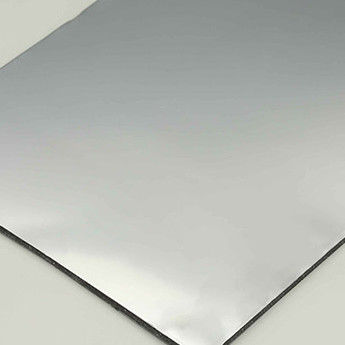 پانل کامپوزیت آلومینیومی آینه نقره ای 4mm PVDF پوشش داده شده برای کاربردهای داخلی و خارجی
