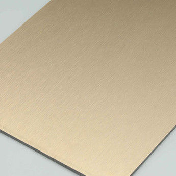 4MM 1.22 X 2.44m پوشش خانه نقره برش شده Acm HDPE پانل های کامپوزیت بیرونی