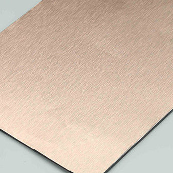 پنل کامپوزیت آلومینیوم برش شده HDPE 4MM 1.22 X 2.44m پنل کامپوزیت آلومینیوم PE