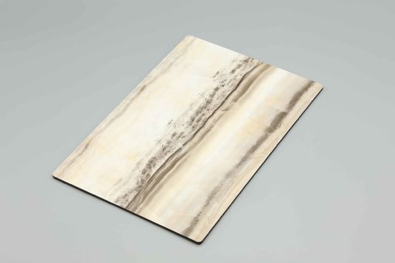 ضد خراش سنگ خام تکمیل پنل های کامپوزیت آلومینیوم Slash تکمیل سقف آجر پوشش دیواری بیرونی تزئینات