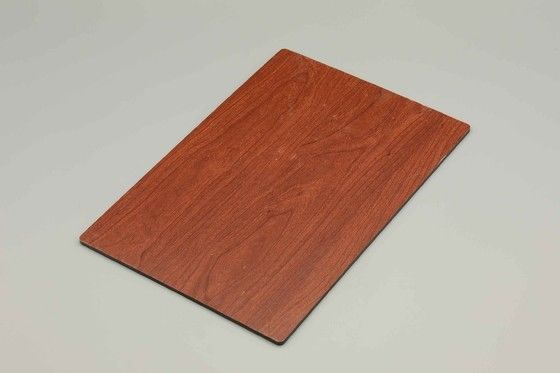پنل جامع آلومینیومی چوب گیلاس با مقاومت در برابر خراش 4MM 1.22*2.44m