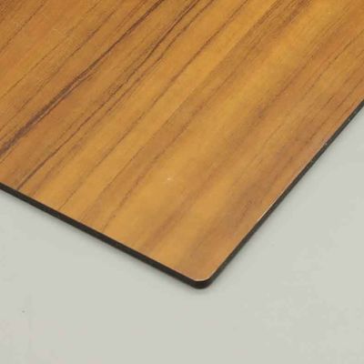 پانل کامپوزیت آلومینیوم دانه چوبی 350mm تا 5800mm پانل کامپوزیت آلومینیوم