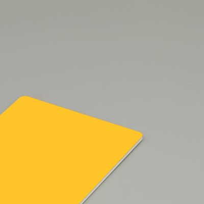 پنل کامپوزیت آلومینیومی PVDF عاجی 4 میلی‌متری پریمیوم برای نمای بیرونی دیوار پرده