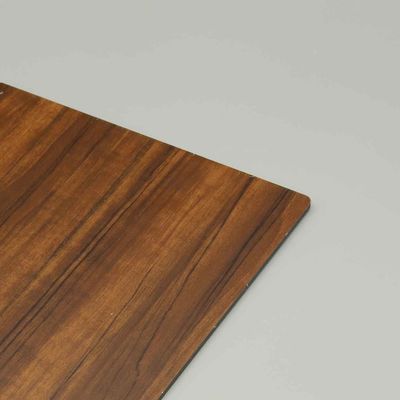 پنل کامپوزیت آلومینیومی خشخاش قهوه ای مقاوم در برابر خراش 4MM 1.22*2.44m