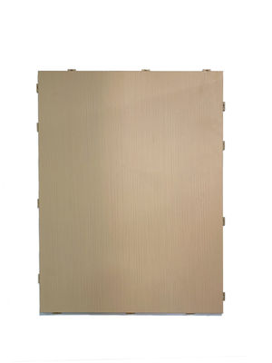 پانل آلومینیومی چوبی با روکش فلوروکربن برای دوام دیوار نما و مقاومت در برابر آب و هوا صاف صاف