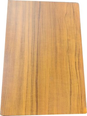 بافت چوب شیری Acp پانل سازی پانل های کامپوزیت آلومینیومی 1220 X 2440MM ورق برای داخلی و خارجی 4MM دیوار پوششی