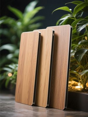 FR چوبی پایان آلومینیوم ورق کامپوزیت Acp پانل های بیرونی گسترده Slat پوشش برای دروازه